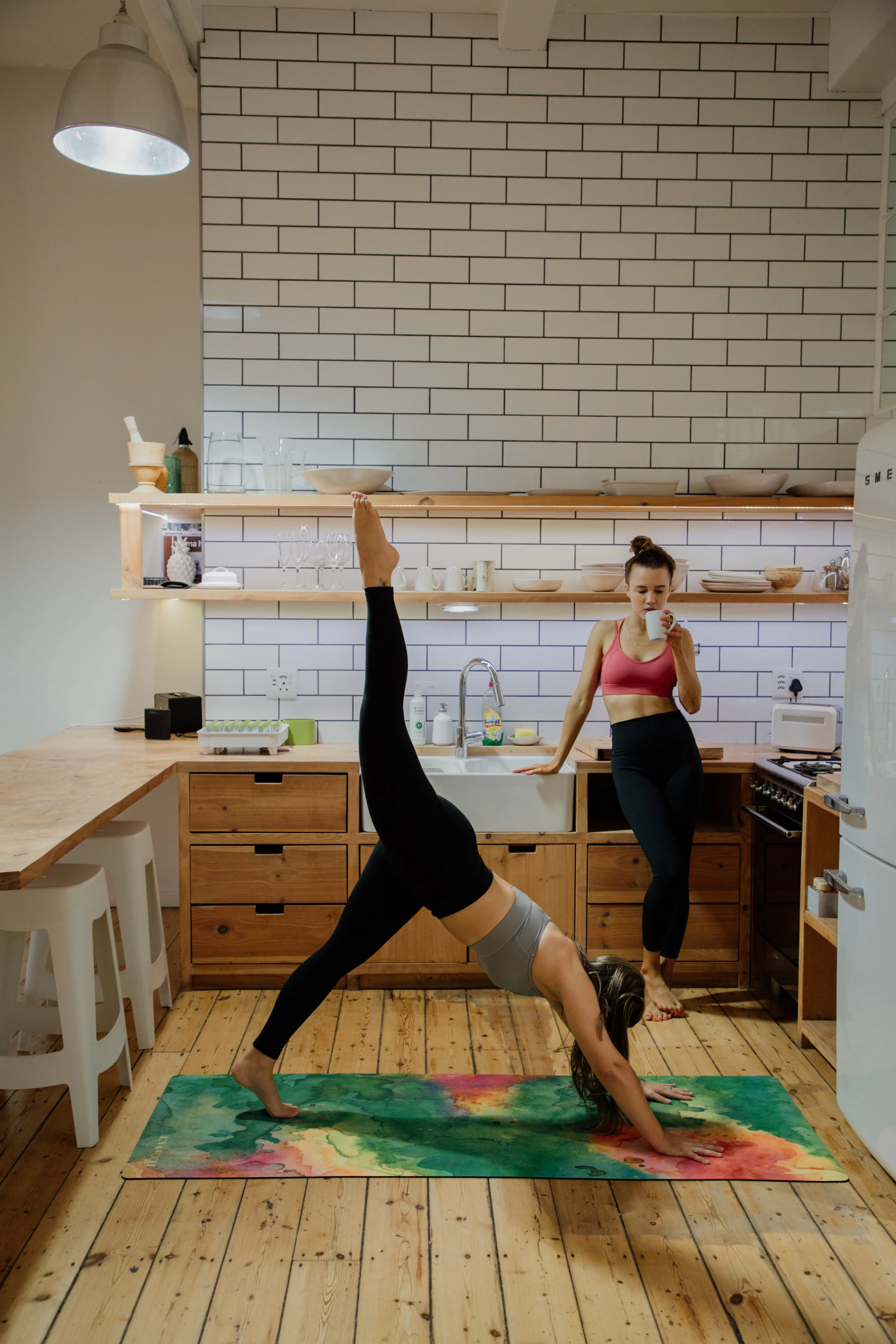 Luxe Coral Yoga Mat