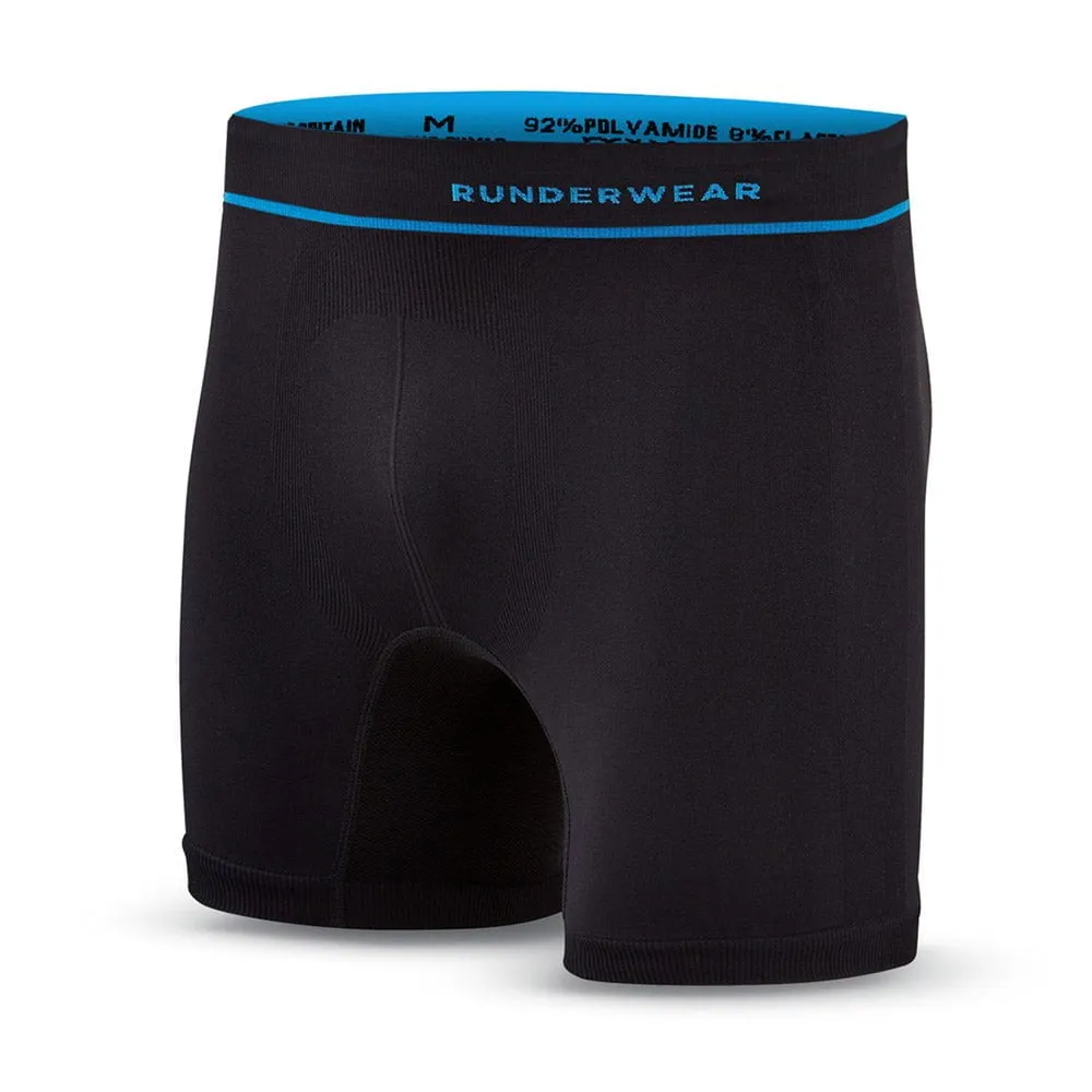 Men's Running Boxer Shorts - Black (Multibuy x 3)