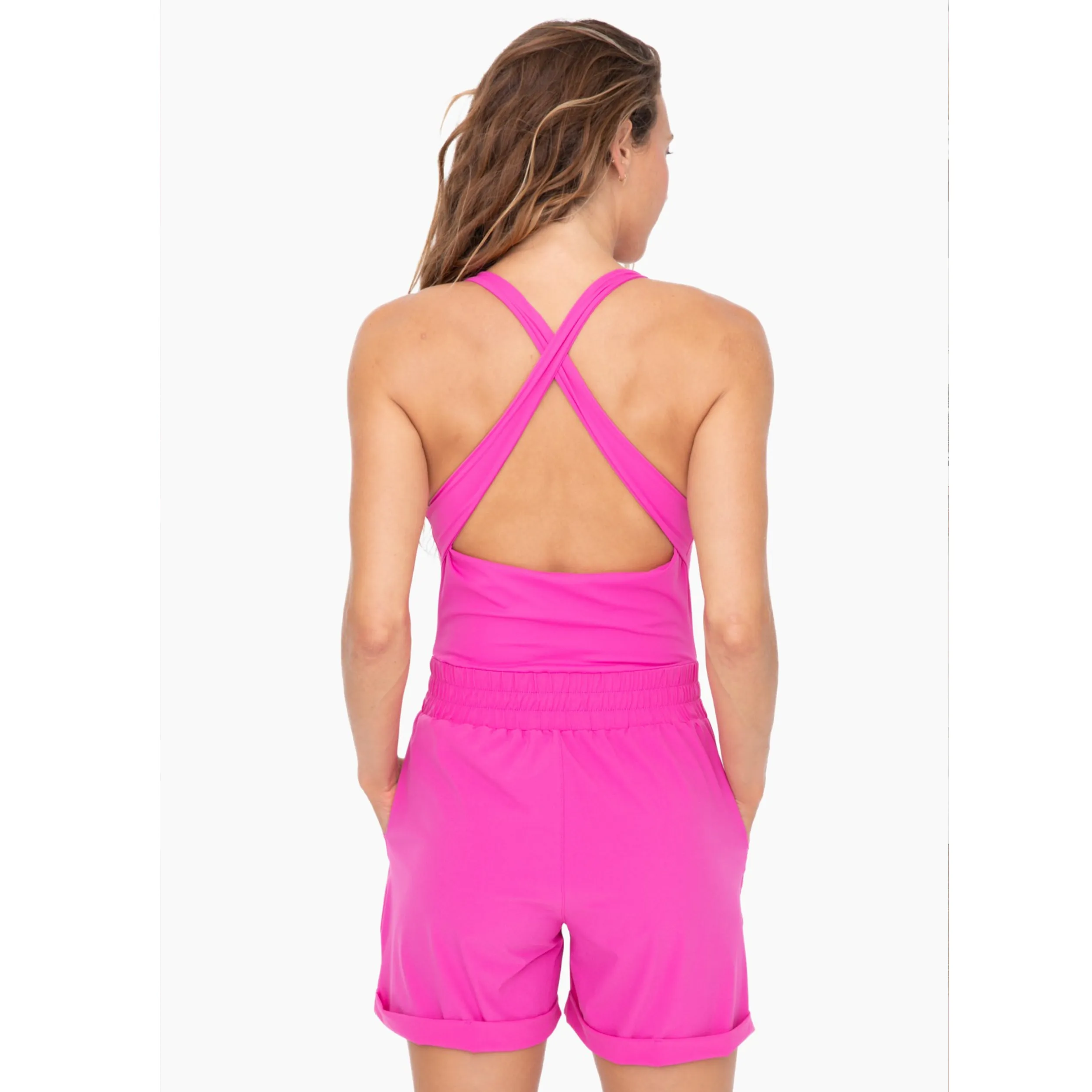 Mono B Hot Pink Running Shortsie