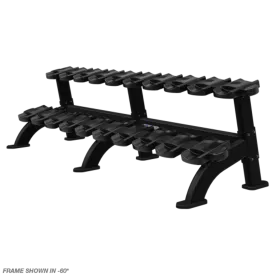 NAUTILUS NP, RACK, DUMBBELL, DOUBLE, 60BLK (10 Pair)