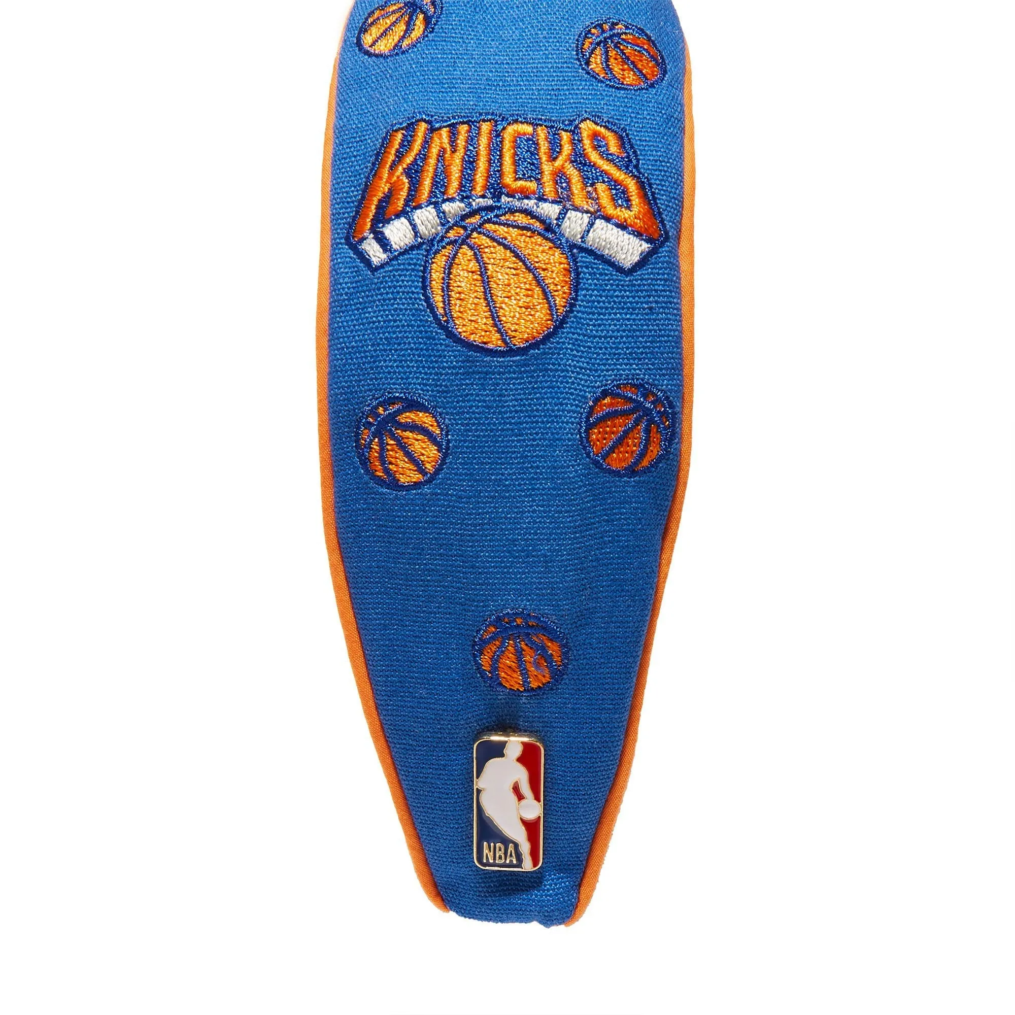 NEW YORK KNICKS LELE SADOUGHI / NBA BLUE EMBROIDERED KNOTTED HEADBAND