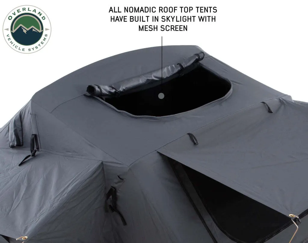 OVS Nomadic 2 Extended Rooftop Tent in Dark Gray