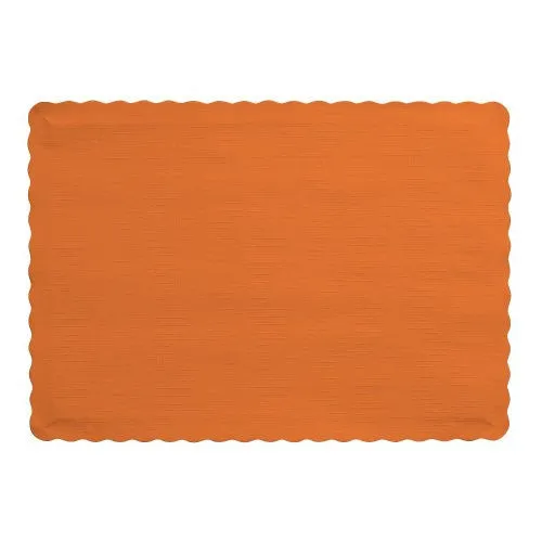 Placemat, Sunkissed Orange. 9.5" x 14" | 50 ct