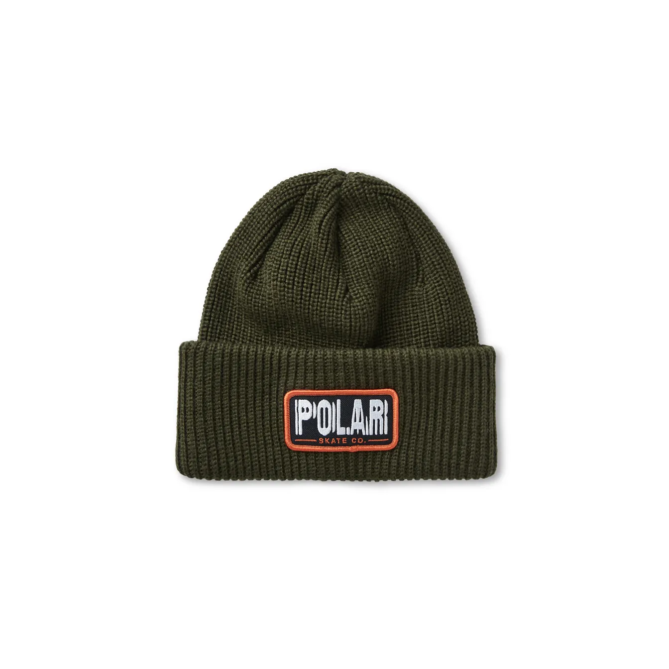 Polar Earthquake Merino Beanie Army Green