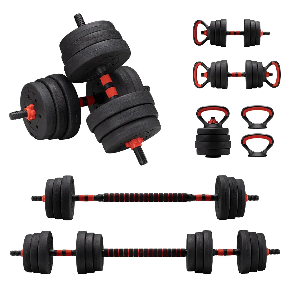 ProPulse Adjustable Dumbbell Barbell Set Home Weights Exercise  15/20/25/40KG