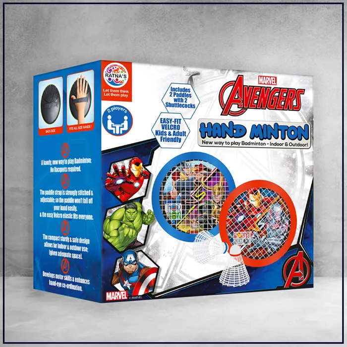 Return Gifts (Pack of 3,5,12) Marvel Avengers Handminton New way to play badminton indoors & outdoors