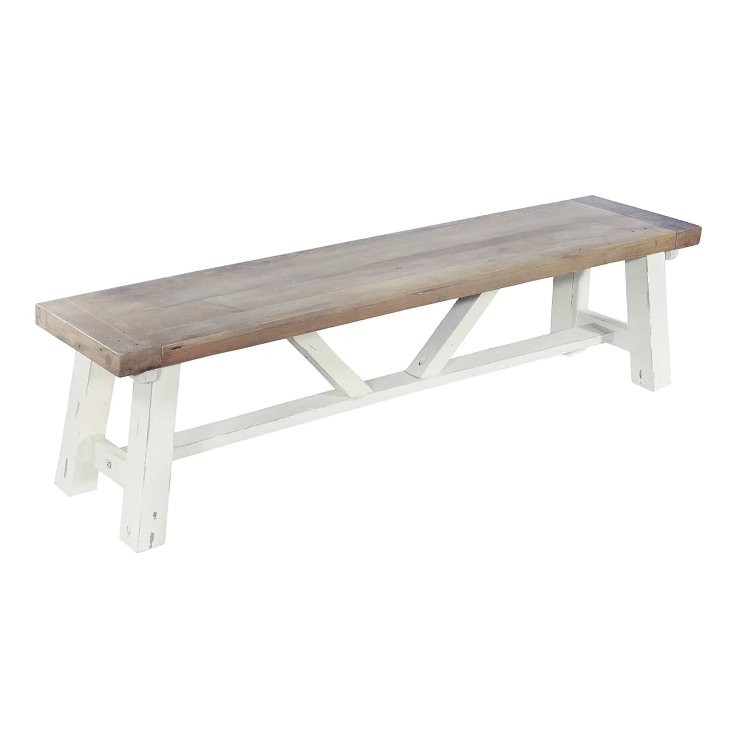 Rowico Purbeck Tahoe Long Dining Bench - Reclaimed Wood