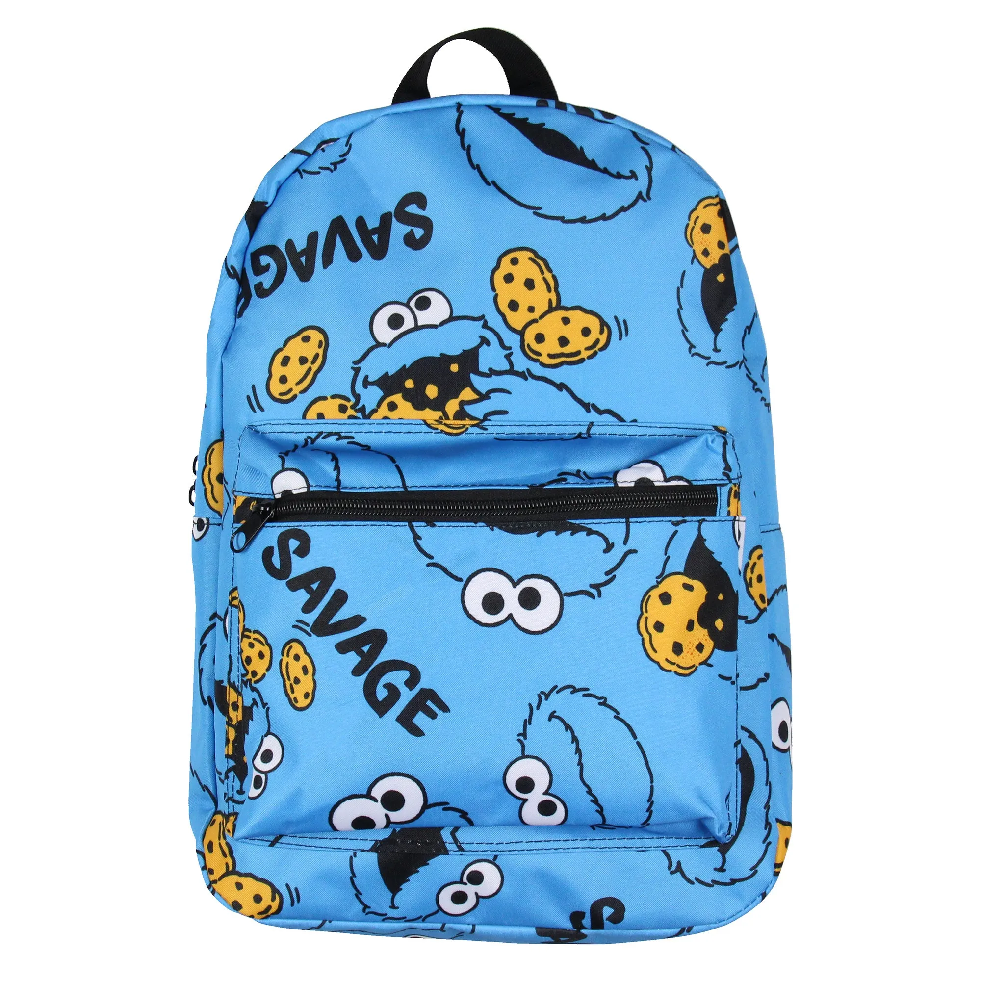 Sesame Street Backpack Cookie Monster Savage Laptop School Travel Backpack