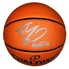 Shaquille O'Neal Signed HOF '16 in Silver Ink Spalding NBA Silver Series Basketball (JSA)