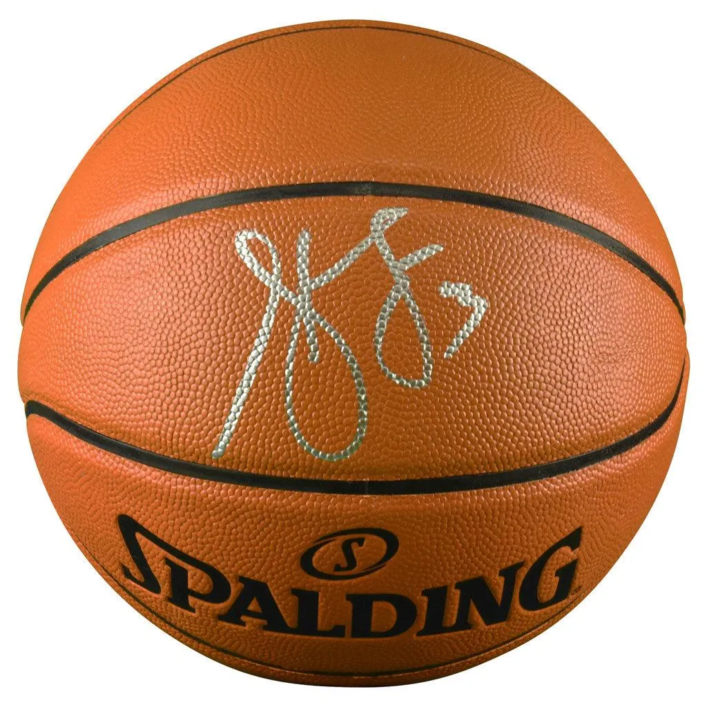 Steve Francis Signed Spalding NBA Game Series Basketball (JSA)