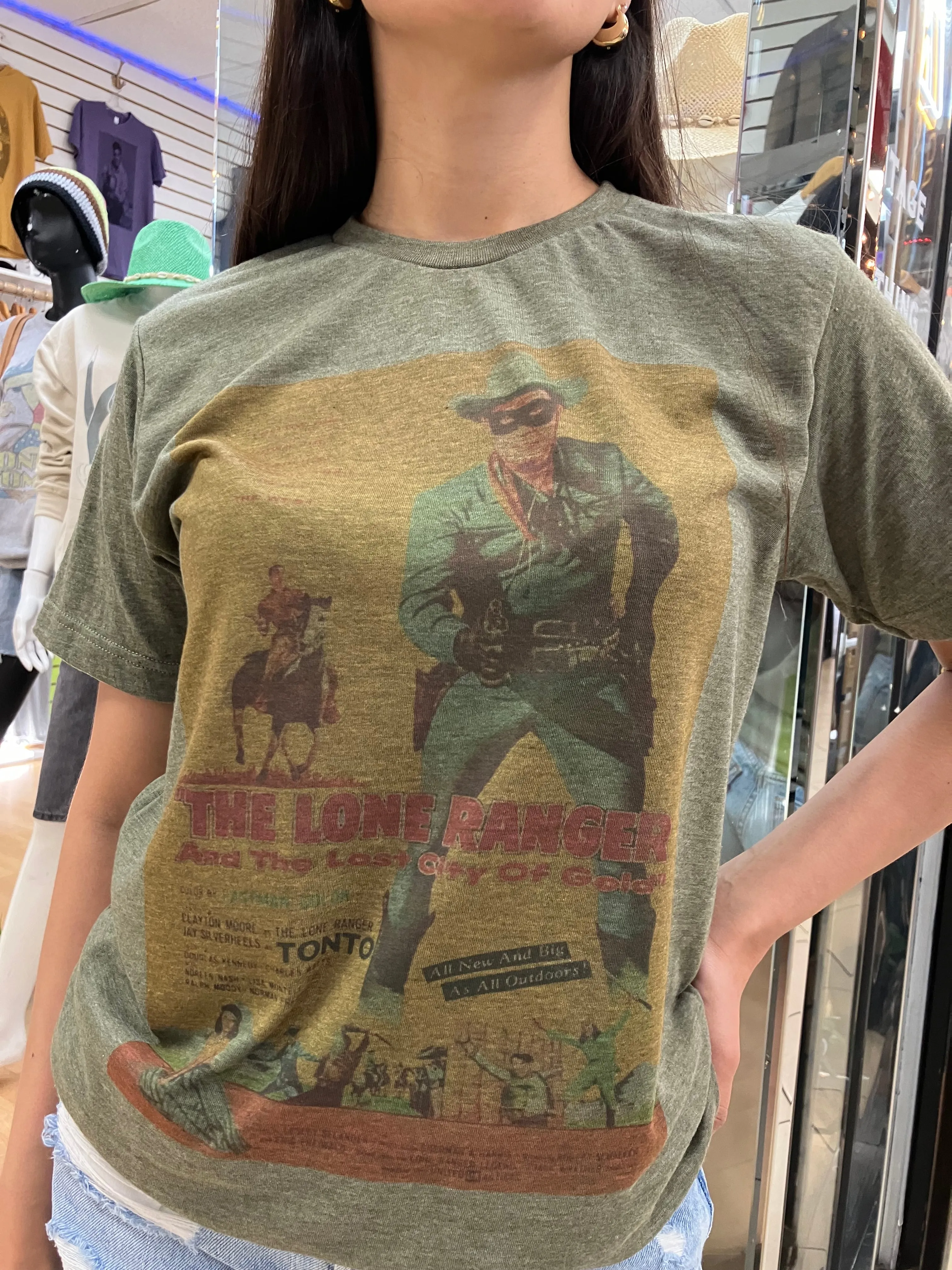 The Lone Ranger Graphic Design T-shirt