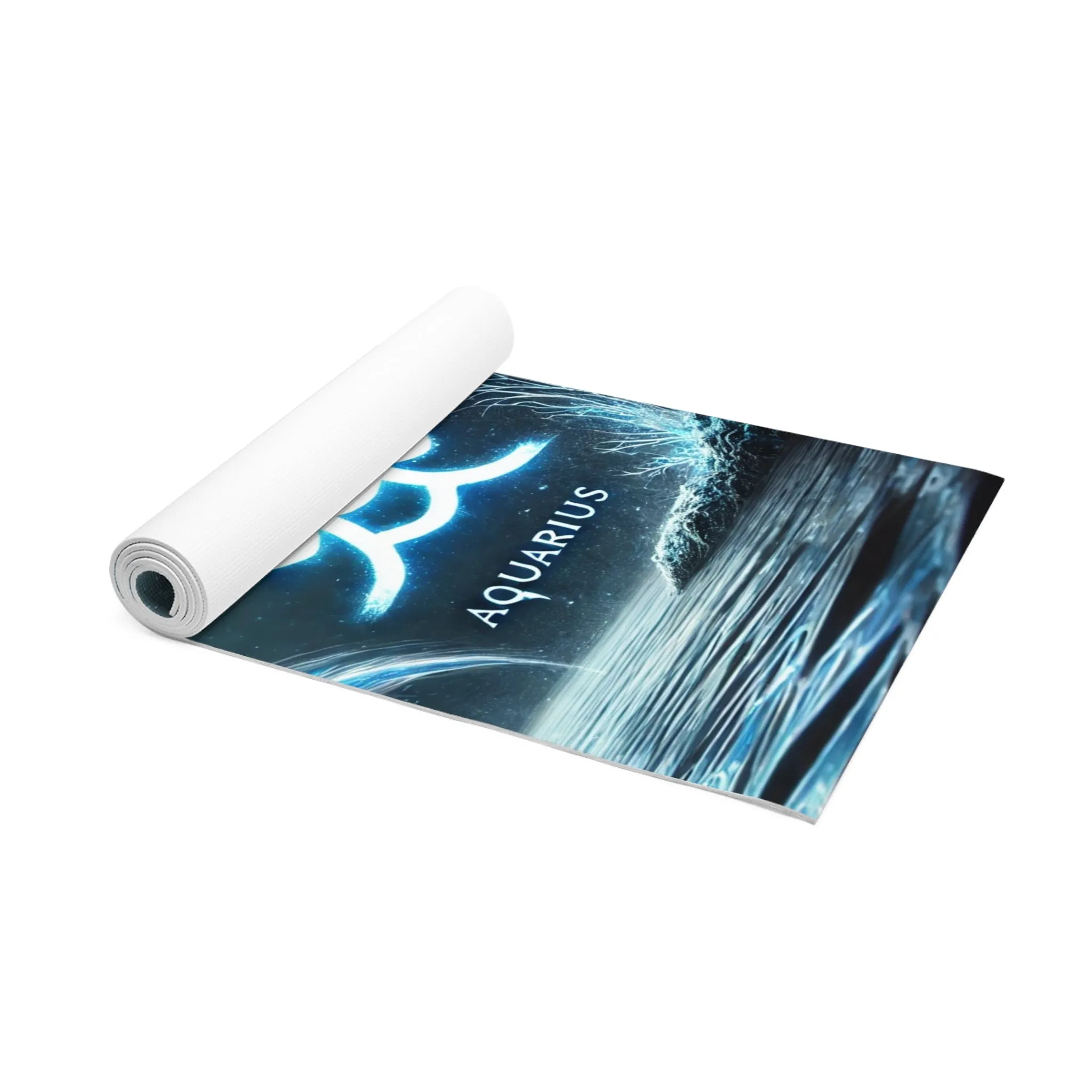 The Visionary of the Waves: Aquarius Merman Yoga Mat