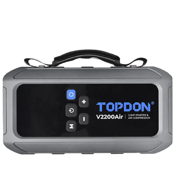 TOPDON - V2200AIR - 2-in-1 2200 Peak Amp Jump Starter & Tire Inflator