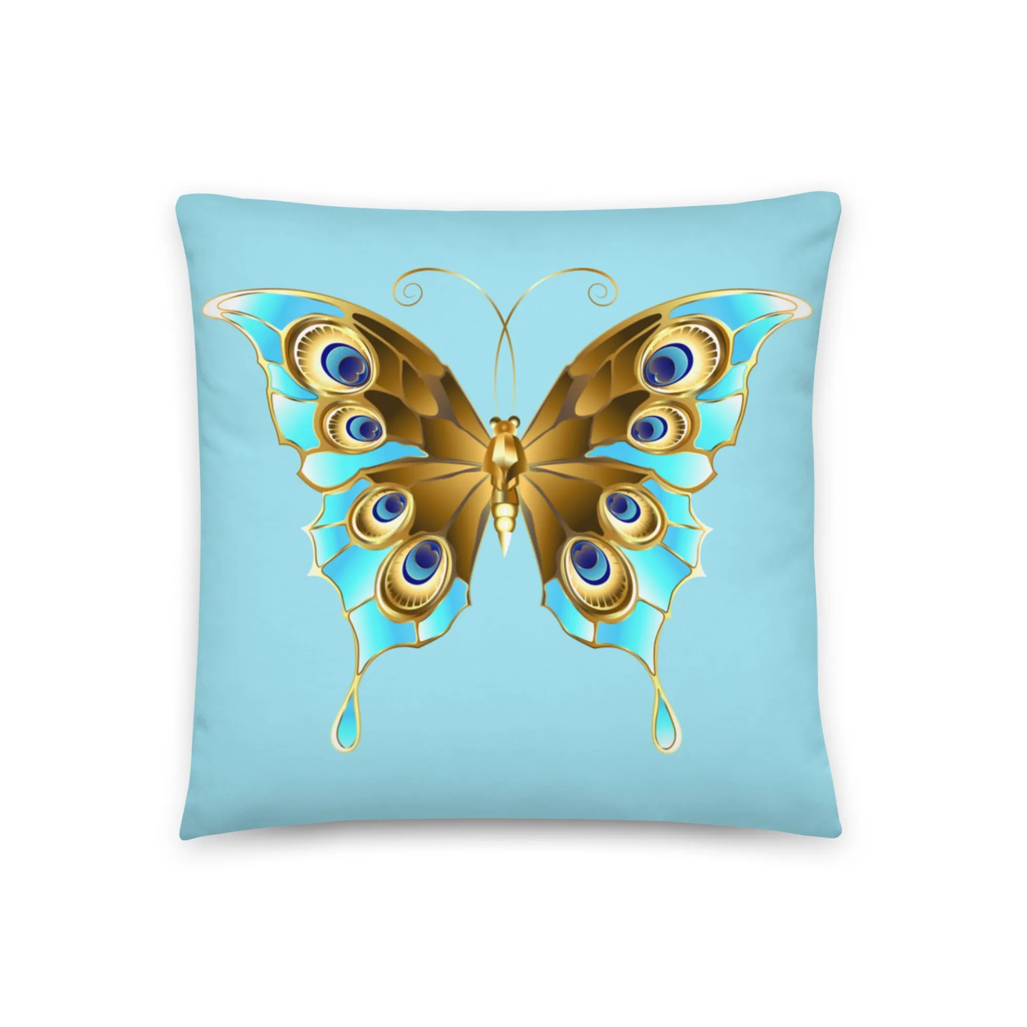 Turquoise blue cushion covers