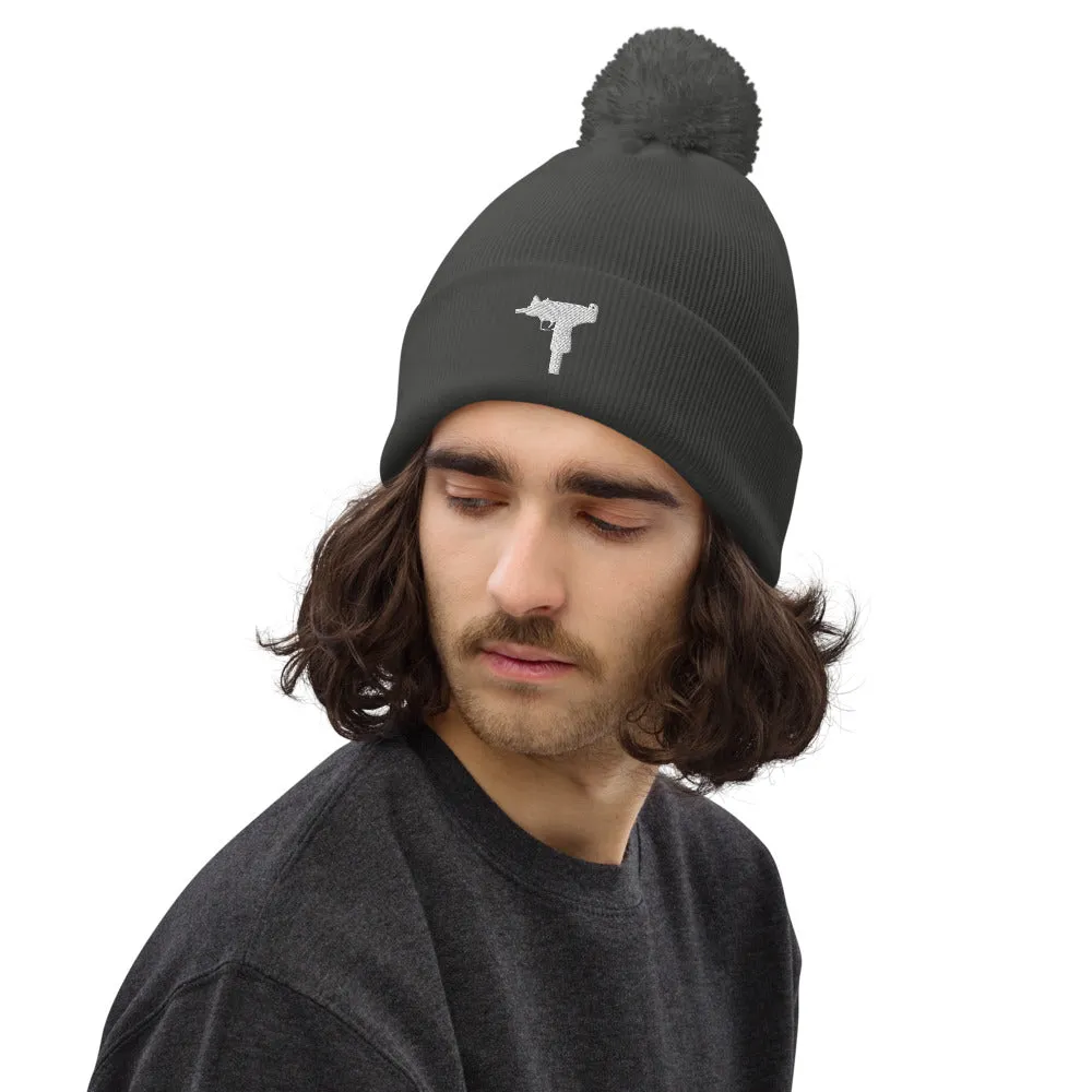 UZI R US POM POM BEANIE