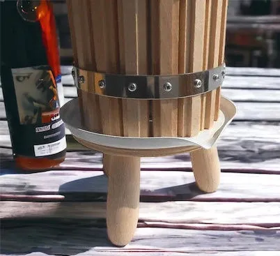 Wooden Wine Press: 10L Fruit Juice Extractor