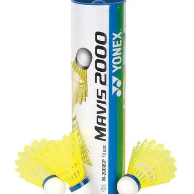 Yonex Mavis 2000 Nylon Shuttles [Yellow]