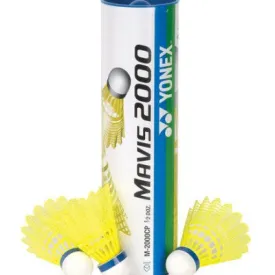 Yonex Mavis 2000 Nylon Shuttles [Yellow]