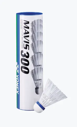 Yonex Mavis 300 Nylon Shuttles [White]