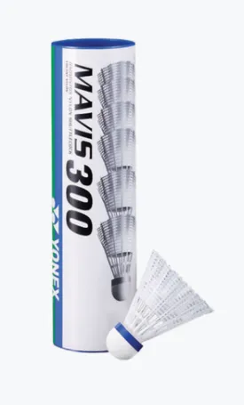 Yonex Mavis 300 Nylon Shuttles [White]